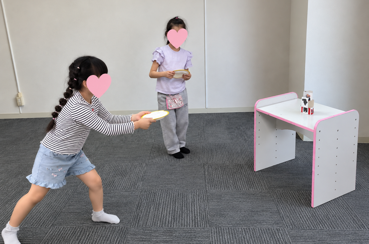 室内で楽しむディスク投げゲーム